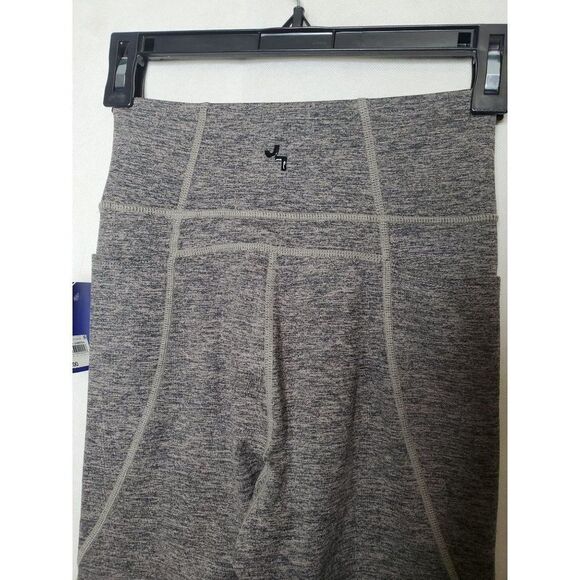 Joy Lab Space Dye 7/8 Workout Athletic Leggings Tights in Disco Brown - Picture 6 of 7